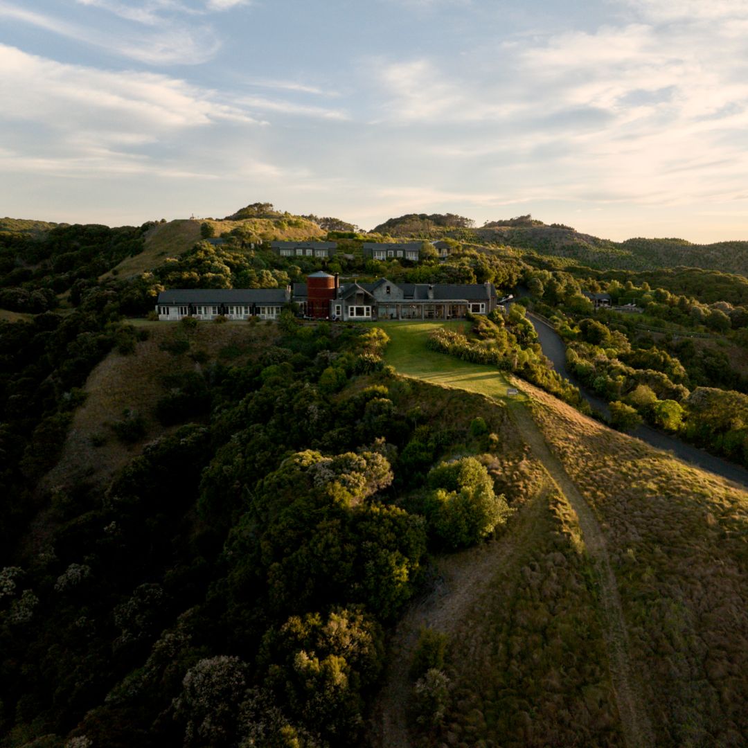 Cape Kidnappers aerial view